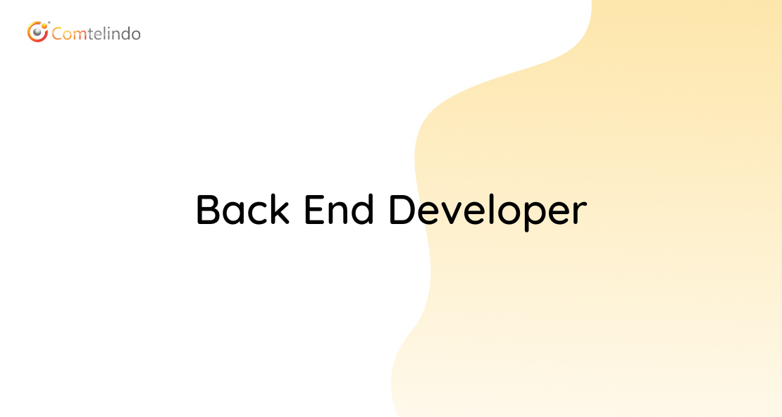 Back end Developer